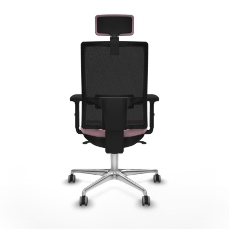 Bürostuhl mit Kopfstütze Piqueras y Crespo 2D086G2 Rosa