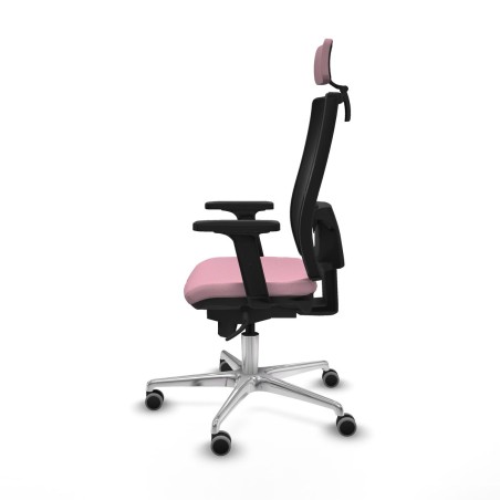 Bürostuhl mit Kopfstütze Piqueras y Crespo 2D086G2 Rosa
