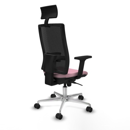 Sedia Ufficio con Poggiatesta Piqueras y Crespo 2D086N1 Rosa