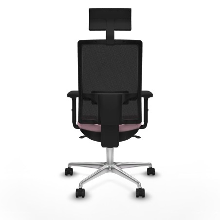 Sedia Ufficio con Poggiatesta Piqueras y Crespo 2D086N1 Rosa