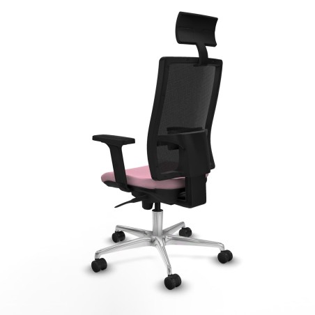 Sedia Ufficio con Poggiatesta Piqueras y Crespo 2D086N1 Rosa