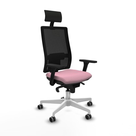 Bürostuhl mit Kopfstütze Piqueras y Crespo 3D026G1 Rosa