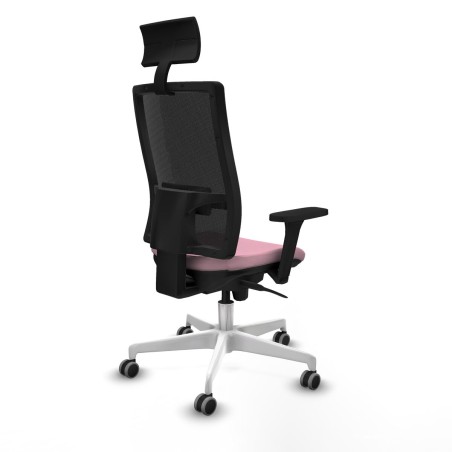 Chaise de Bureau avec Appui-tête Piqueras y Crespo 3D026G1 Rose