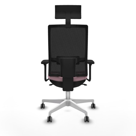 Chaise de Bureau avec Appui-tête Piqueras y Crespo 3D026G1 Rose