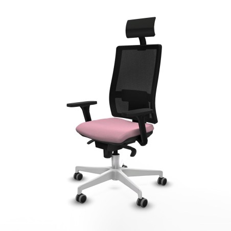 Chaise de Bureau avec Appui-tête Piqueras y Crespo 3D026G1 Rose