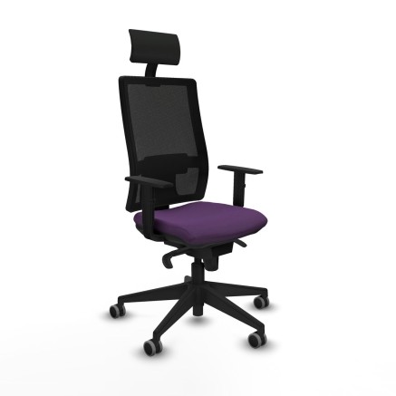 Bürostuhl mit Kopfstütze Piqueras y Crespo 1D066G1 Lila