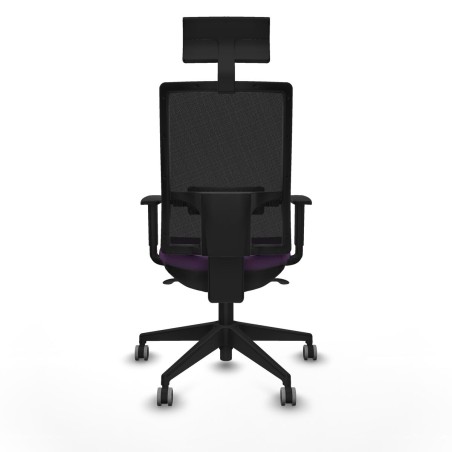 Chaise de Bureau avec Appui-tête Piqueras y Crespo 1D066G1 Violet
