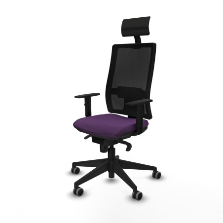 Chaise de Bureau avec Appui-tête Piqueras y Crespo 1D066G1 Violet