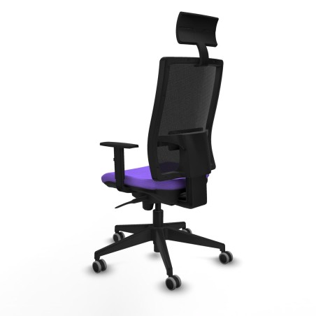 Sedia Ufficio con Poggiatesta Piqueras y Crespo 1D066G1 Lilla
