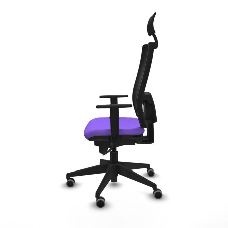 Sedia Ufficio con Poggiatesta Piqueras y Crespo 1D066G1 Lilla