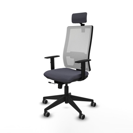 Sedia Ufficio con Poggiatesta Horna Traslack Piqueras y Crespo 1D066G2