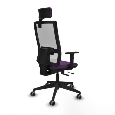 Sedia Ufficio con Poggiatesta Horna Traslack Piqueras y Crespo 1D066G2