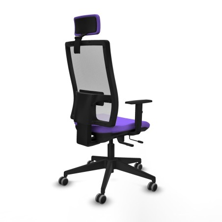 Sedia Ufficio con Poggiatesta Horna Traslack Piqueras y Crespo 1D066G2