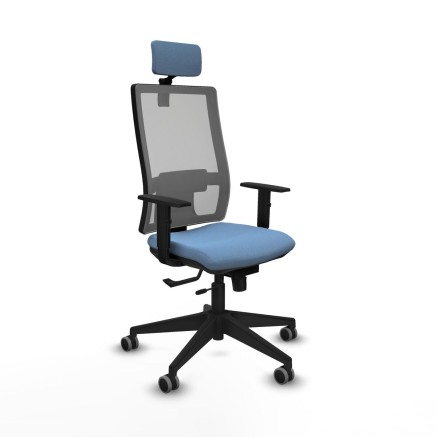 Sedia Ufficio con Poggiatesta Horna Traslack Piqueras y Crespo 1D066G2