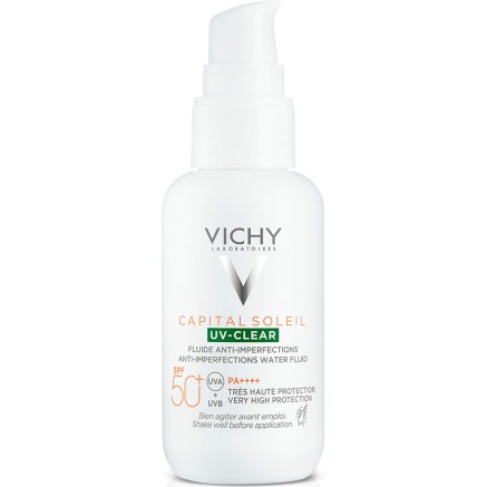 Sun Screen Lotion Vichy Capital Soleil Uv Clear Anti-imperfections Spf