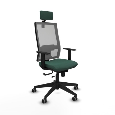 Sedia Ufficio con Poggiatesta Horna Traslack Piqueras y Crespo 1D066G2