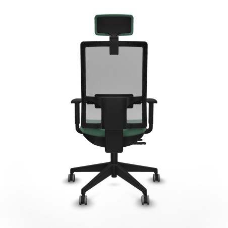 Office Chair with Headrest Horna Traslack Piqueras y Crespo 1D066G2