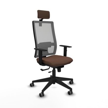 Sedia Ufficio con Poggiatesta Horna Traslack Piqueras y Crespo 1D066G2