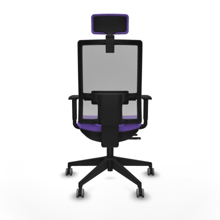 Office Chair with Headrest Horna Traslack Piqueras y Crespo 1D066G2