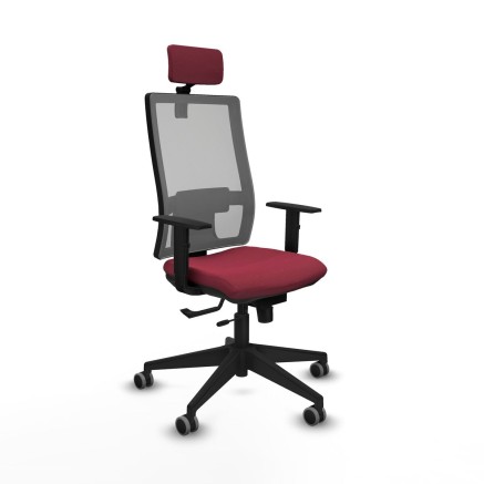 Sedia Ufficio con Poggiatesta Horna Traslack Piqueras y Crespo 1D066G2
