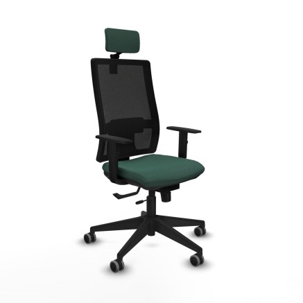 Sedia Ufficio con Poggiatesta Horna Traslack Piqueras y Crespo 1D066G2