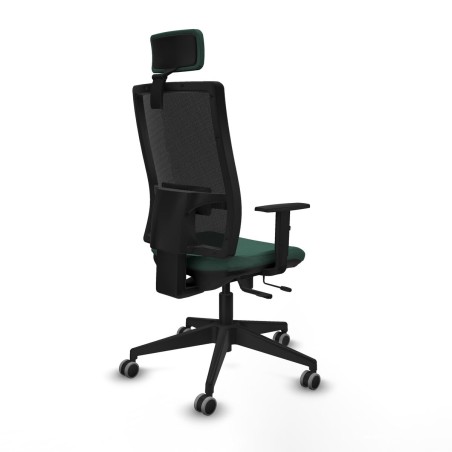 Sedia Ufficio con Poggiatesta Horna Traslack Piqueras y Crespo 1D066G2