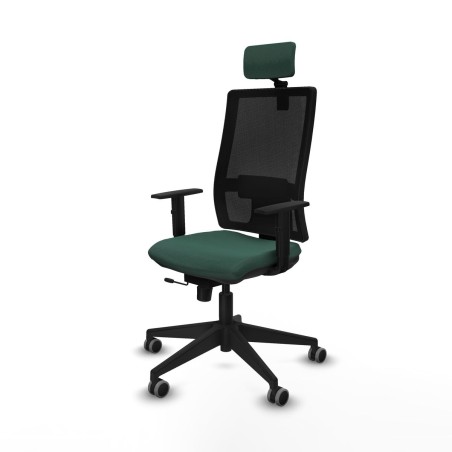 Sedia Ufficio con Poggiatesta Horna Traslack Piqueras y Crespo 1D066G2