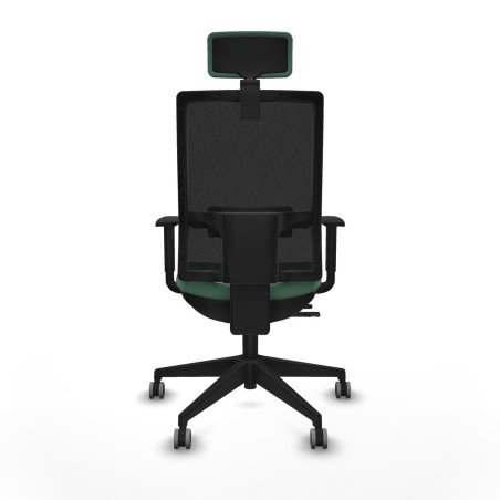 Sedia Ufficio con Poggiatesta Horna Traslack Piqueras y Crespo 1D066G2