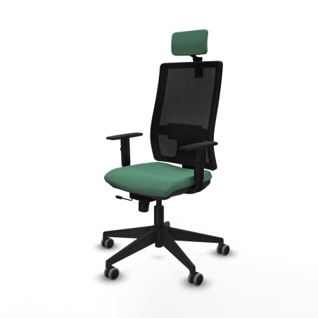 Sedia Ufficio con Poggiatesta Horna Traslack Piqueras y Crespo 1D066G2