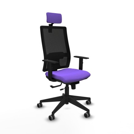 Sedia Ufficio con Poggiatesta Horna Traslack Piqueras y Crespo 1D066G2