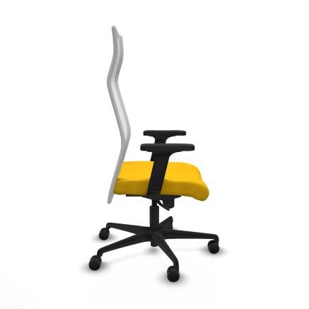 Chaise de Bureau Piqueras y Crespo B2D036N Jaune 2