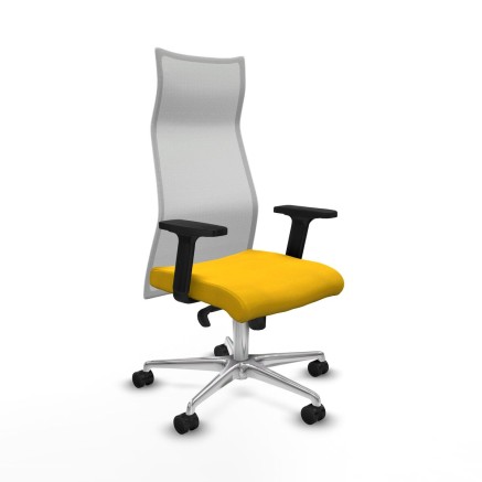 Sedia da Ufficio Piqueras y Crespo B2D086N Giallo