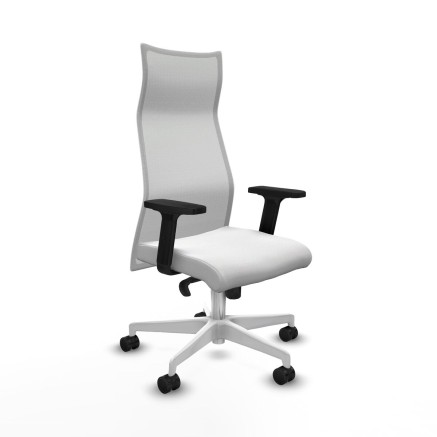 Sedia da Ufficio Piqueras y Crespo B2D026N Bianco