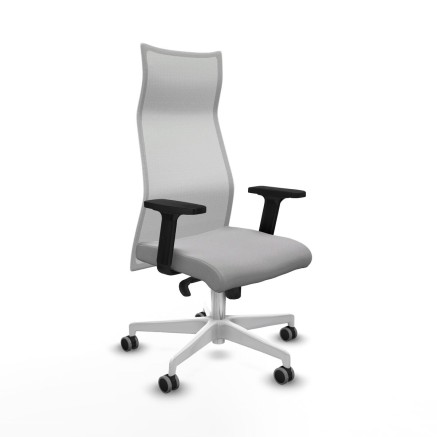 Chaise de Bureau Piqueras y Crespo B2D026G Gris clair
