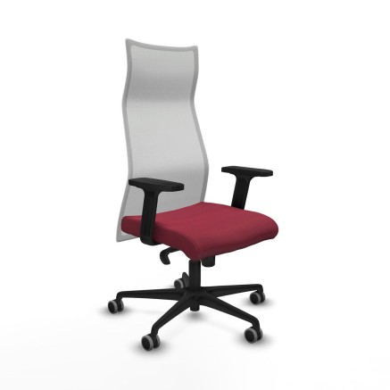 Sedia da Ufficio Piqueras y Crespo B2D036G Rosso Granato
