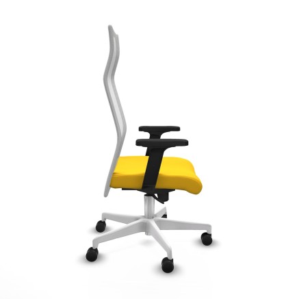 Chaise de Bureau Piqueras y Crespo B2D026N Jaune 2