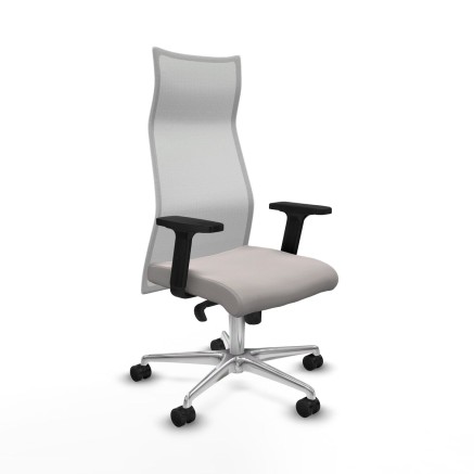 Chaise de Bureau Piqueras y Crespo B2D086N Blanc