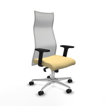 Chaise de Bureau Piqueras y Crespo B2D086N Crème