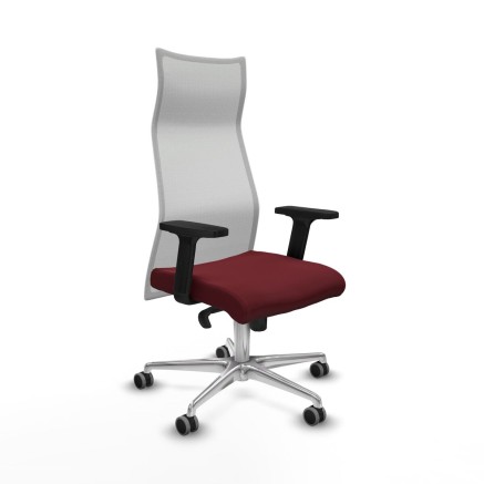 Chaise de Bureau Piqueras y Crespo B2D086G Bordeaux