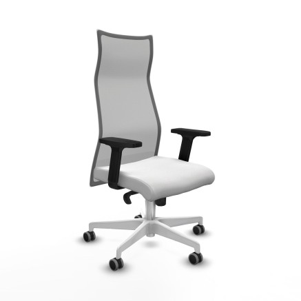 Chaise de Bureau Piqueras y Crespo B2D026G Blanc