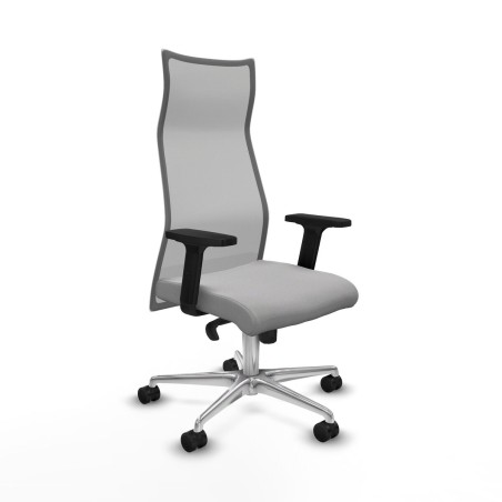 Chaise de Bureau Piqueras y Crespo B2D086N Gris clair