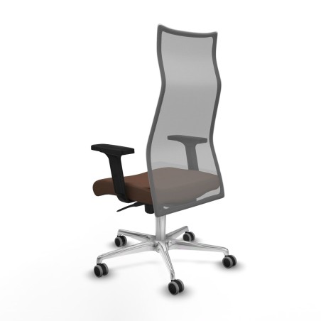 Chaise de Bureau Piqueras y Crespo B2D086G Brun foncé