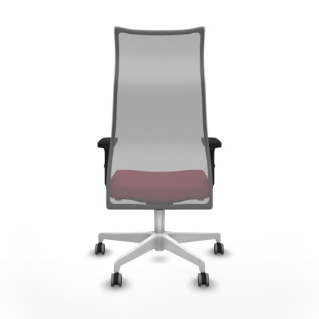 Sedia da Ufficio Piqueras y Crespo B2D026G Rosso Granato