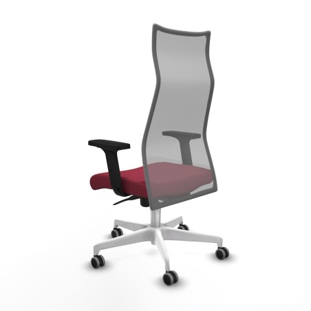 Sedia da Ufficio Piqueras y Crespo B2D026G Rosso Granato