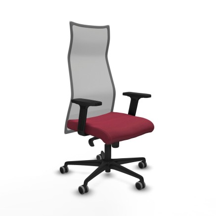 Sedia da Ufficio Piqueras y Crespo B2D036G Rosso Granato