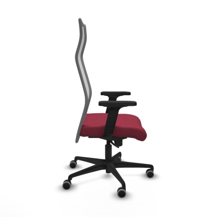 Sedia da Ufficio Piqueras y Crespo B2D036G Rosso Granato 2