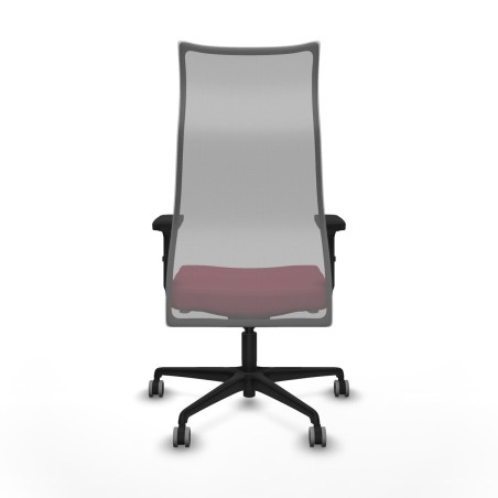 Sedia da Ufficio Piqueras y Crespo B2D036G Rosso Granato