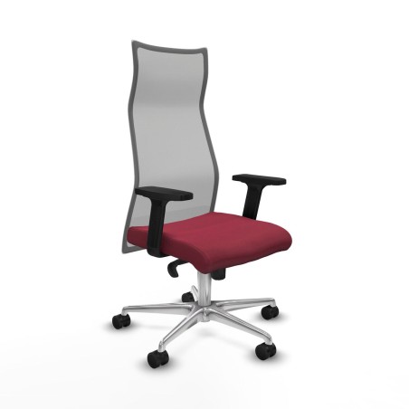 Sedia da Ufficio Piqueras y Crespo B2D086N Rosso Granato