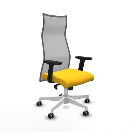 Chaise de Bureau Piqueras y Crespo B2D026G Jaune