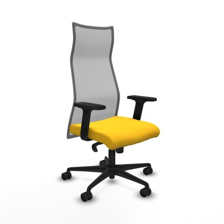 Office Chair Piqueras y Crespo B2D036N Yellow